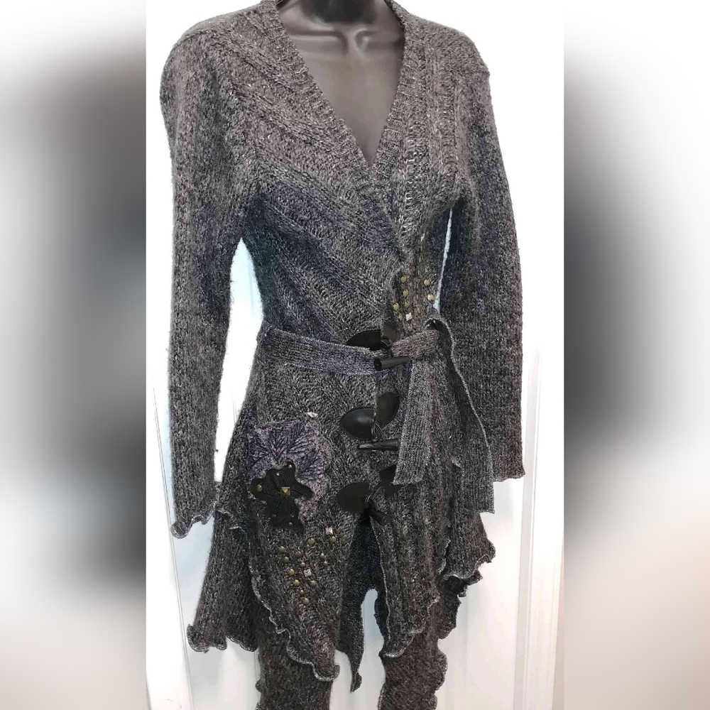Vitrin Design mohair blend cardigan